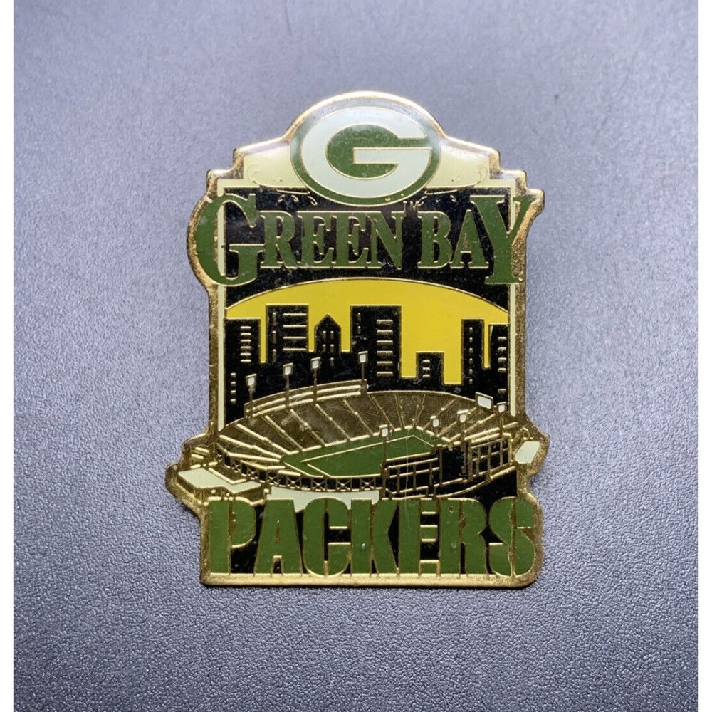 Green Bay Packers Pin Lapel Stadium 1996 90s Imprinted Products Vintage